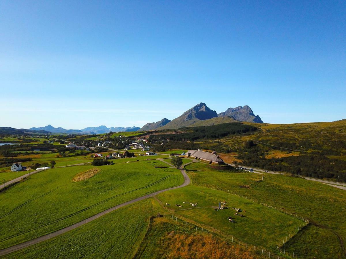 Midnight Sun View Lofoten Leknes Extérieur photo