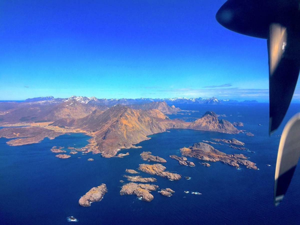 Midnight Sun View Lofoten Leknes Extérieur photo