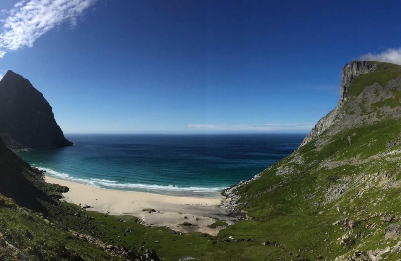 Midnight Sun View Lofoten Leknes Extérieur photo